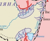 Карта боевых действий во время конфликта на КВЖД