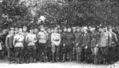 Участники Белого движения на ст. Оловянная. 6 сентября 1918 г.